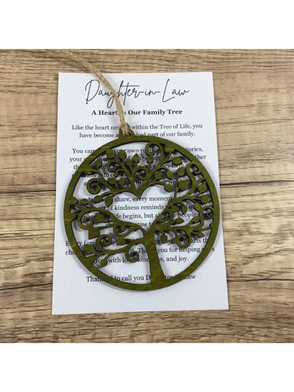 Handmade daughter law